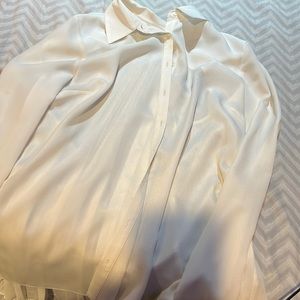 White guess blouse- button up